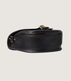 Bridle Leather Cartridge Bag In Dark Brown.*Purdey Outlet