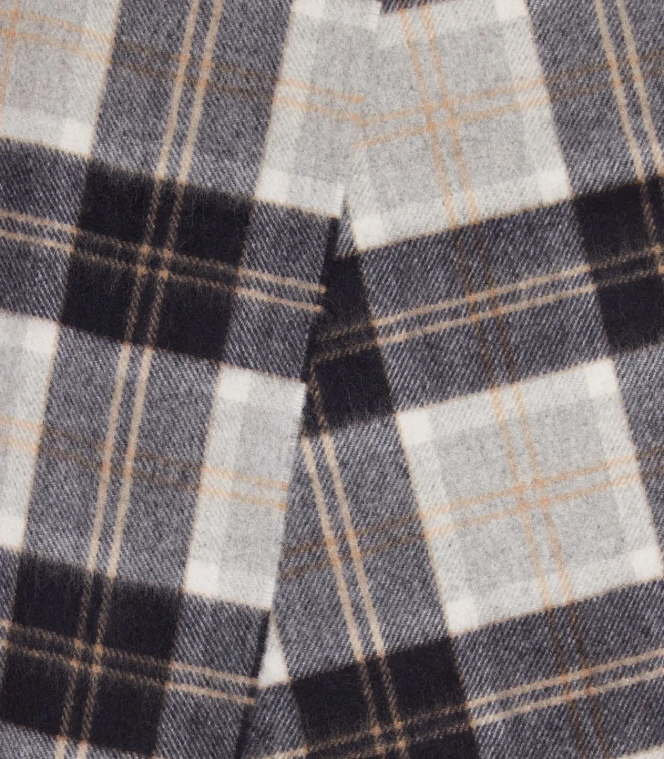 Brush Check Scarf*Purdey Outlet