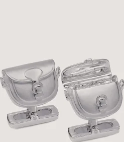 Cartridge Bag Cufflinks In Silver*Purdey Store