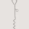 Corkscrew Dog Stake In Steel*Purdey Best Sale