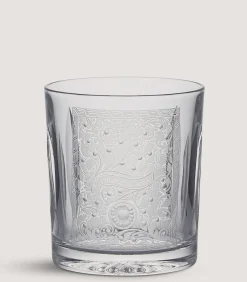 Crystal Tumbler With Scroll Engraving*Purdey Best Sale