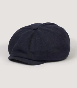 Dalby Check Loden Bakerboy Cap In Navy*Purdey Cheap