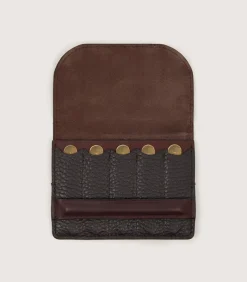 Featherburst Wallet Position Finder In Dark Brown*Purdey New
