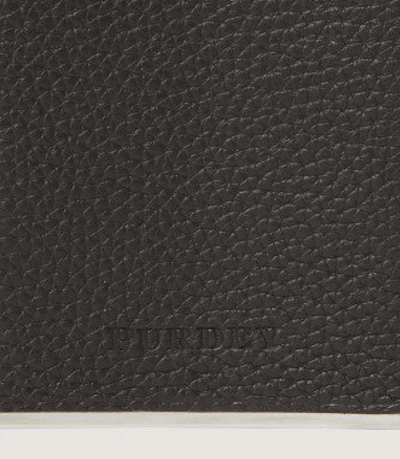 Grainy Leather Hip Flask In Dark Brown*Purdey Clearance