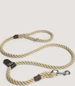 Heavyweight Rope Lead In Natural*Purdey New