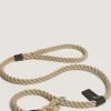 Heavyweight Rope Slip Lead In Natural*Purdey Shop
