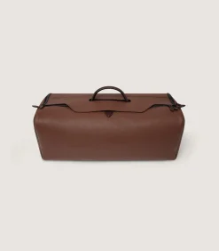 Leather Holdall Suiter Decoy In Cognac*Purdey Flash Sale