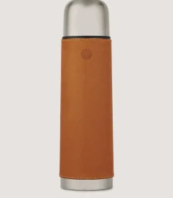 Leather Thermos Flask In Tan*Purdey Best Sale