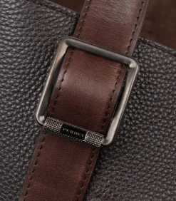 Leather Tote Keeper In Dark Brown*Purdey Cheap