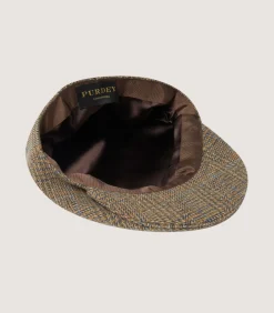 Litton Short Peak Tweed Cap In Morlich*Purdey Online