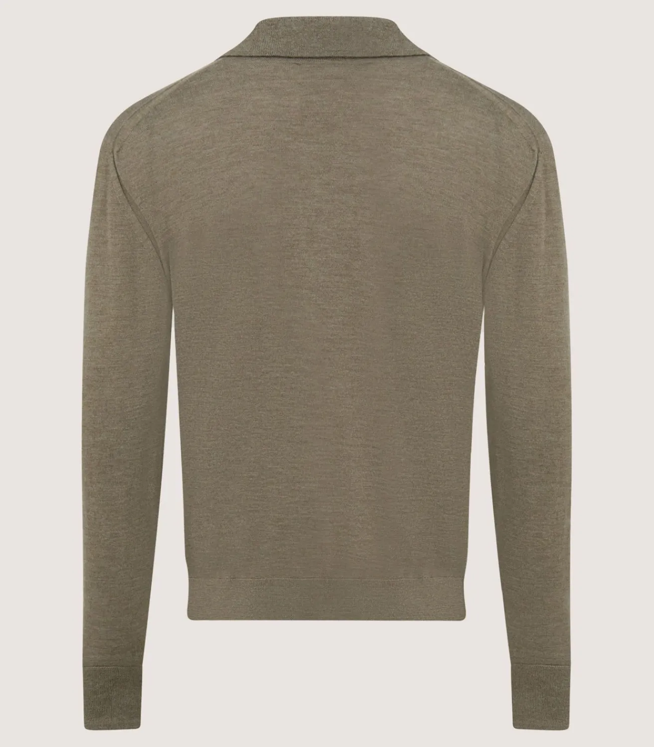 Men'S Cashmere Duke Polo In Taupe*Purdey Shop