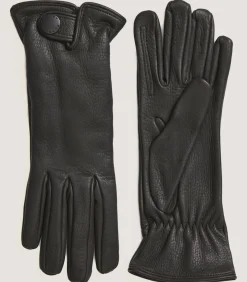 Men'S Cashmere Lined Deerskin Sporting Gloves - Left Hand Trigger In D*Purdey Hot
