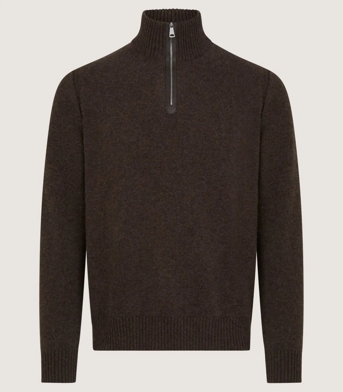 Men'S Cashmere Quarter Zip Sweater*Purdey Flash Sale