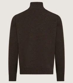 Men'S Cashmere Quarter Zip Sweater*Purdey Flash Sale