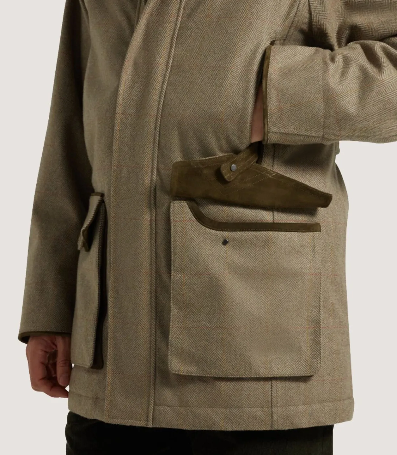 Men'S Cashmere Tweed Raglan Field Coat*Purdey Flash Sale