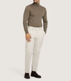 Men'S Extra Fine Worsted Cashmere Seamless Turtleneck*Purdey Shop