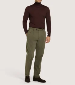 Men'S Extra Fine Worsted Cashmere Seamless Turtleneck*Purdey Cheap