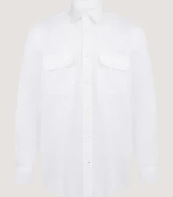 Men'S Handkerchief Linen Double Pocket Shirt*Purdey Online