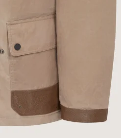 Men'S Khaki Latch Coat*Purdey Shop