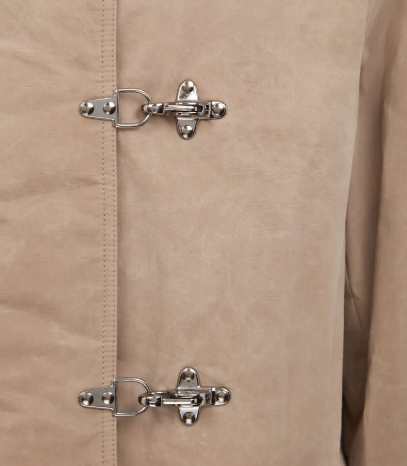 Men'S Khaki Latch Coat*Purdey Shop
