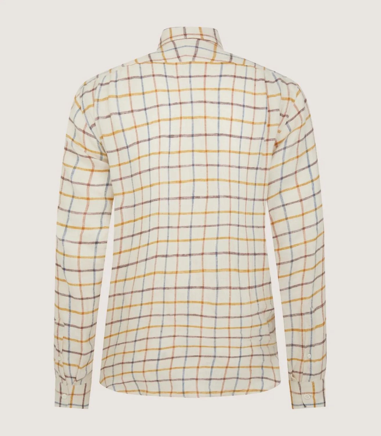 Men'S Linen Flannel Tattersall Sporting Shirt*Purdey Best