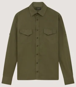 Men'S Linen Selous Safari Shirt In Forest Green*Purdey Cheap