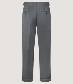 Men'S Merino Flannel Double Buckle Trouser*Purdey Online