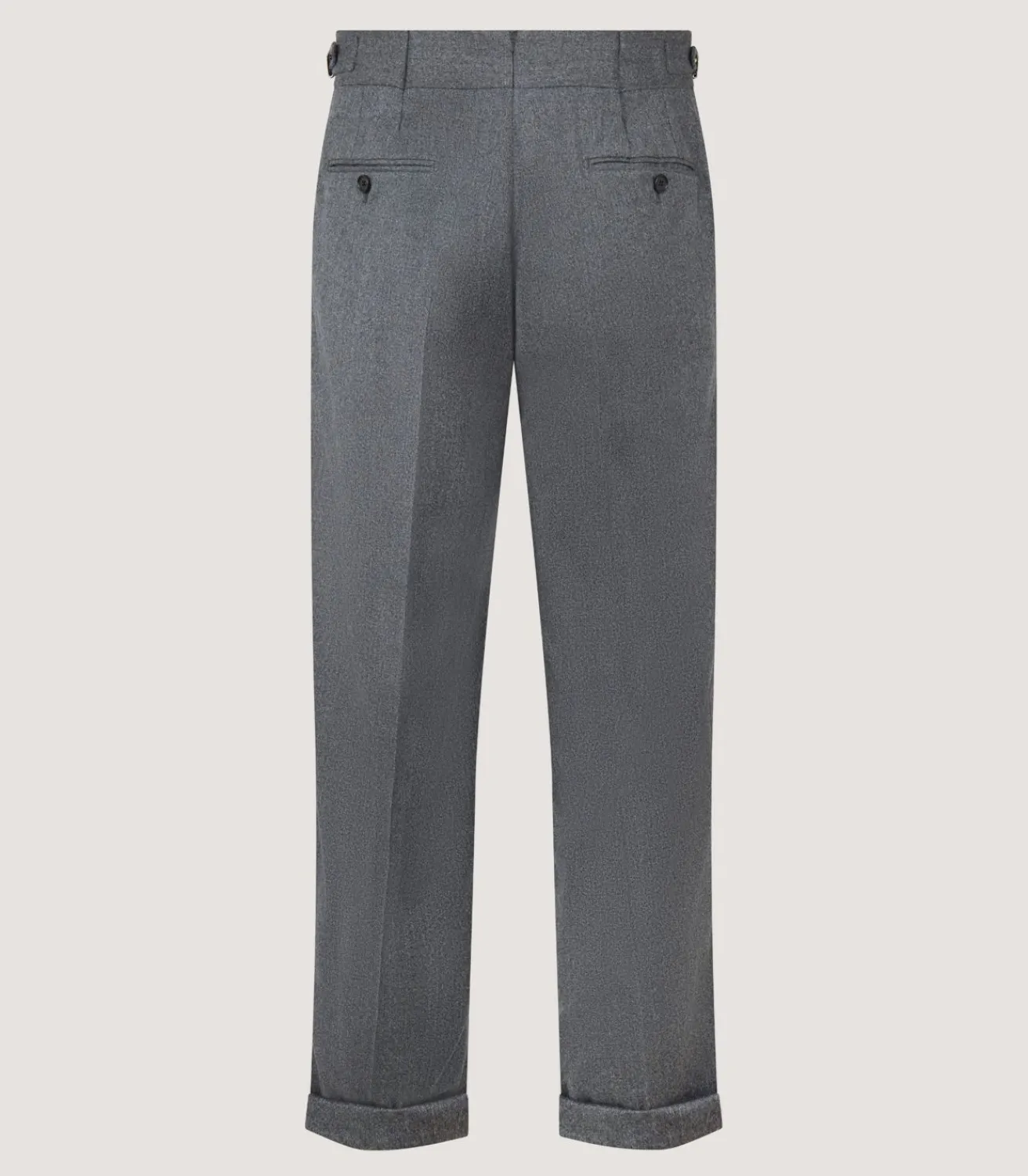 Men'S Merino Flannel Double Buckle Trouser*Purdey Online