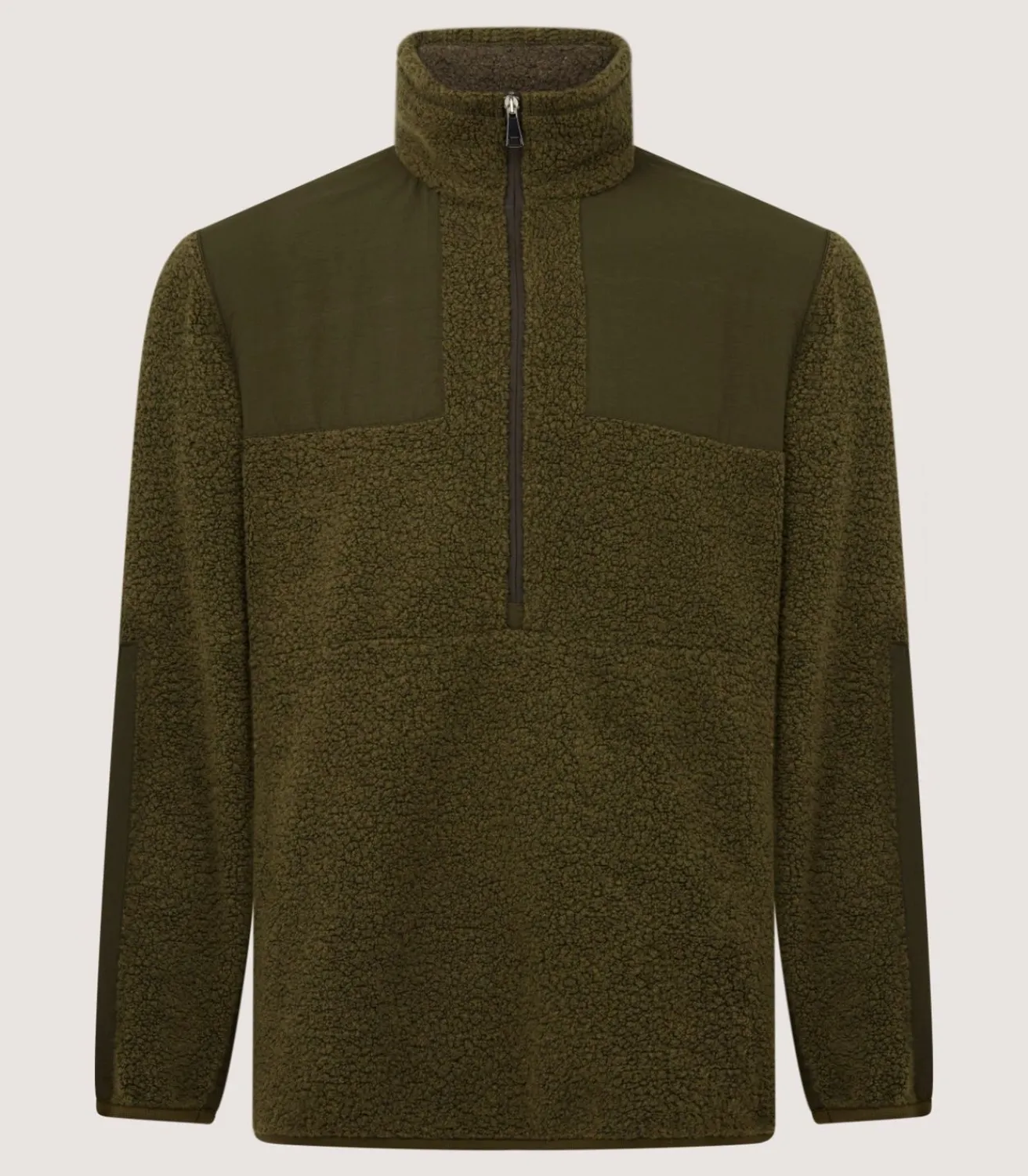 Men'S Merino Lux Half Zip Sporting Fleece*Purdey New