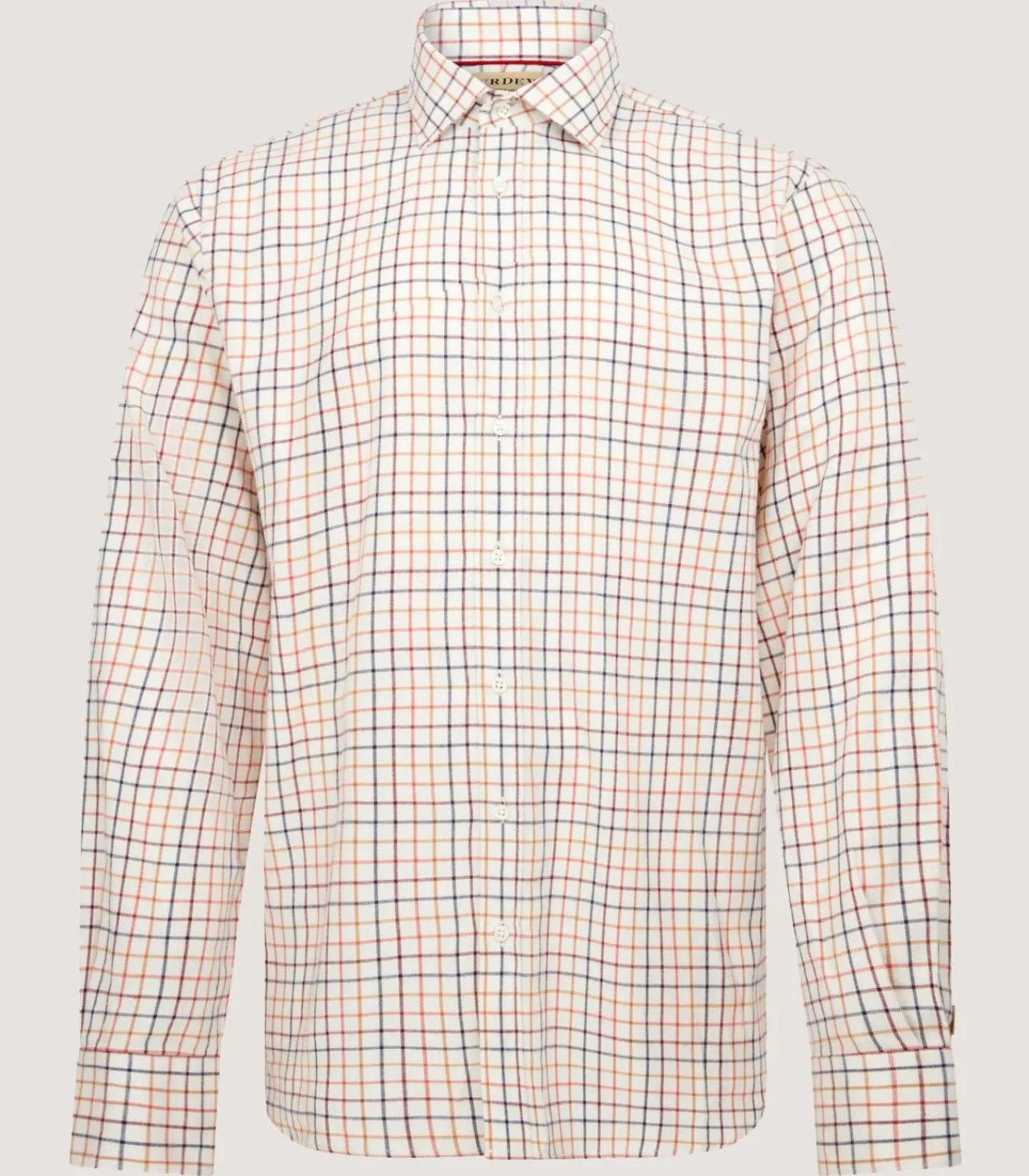 Men'S Fit Tattersall Shirt In Multi*Purdey Store