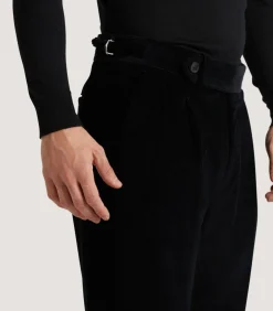 Men'S Side Buckle Trouser In Black*Purdey Best