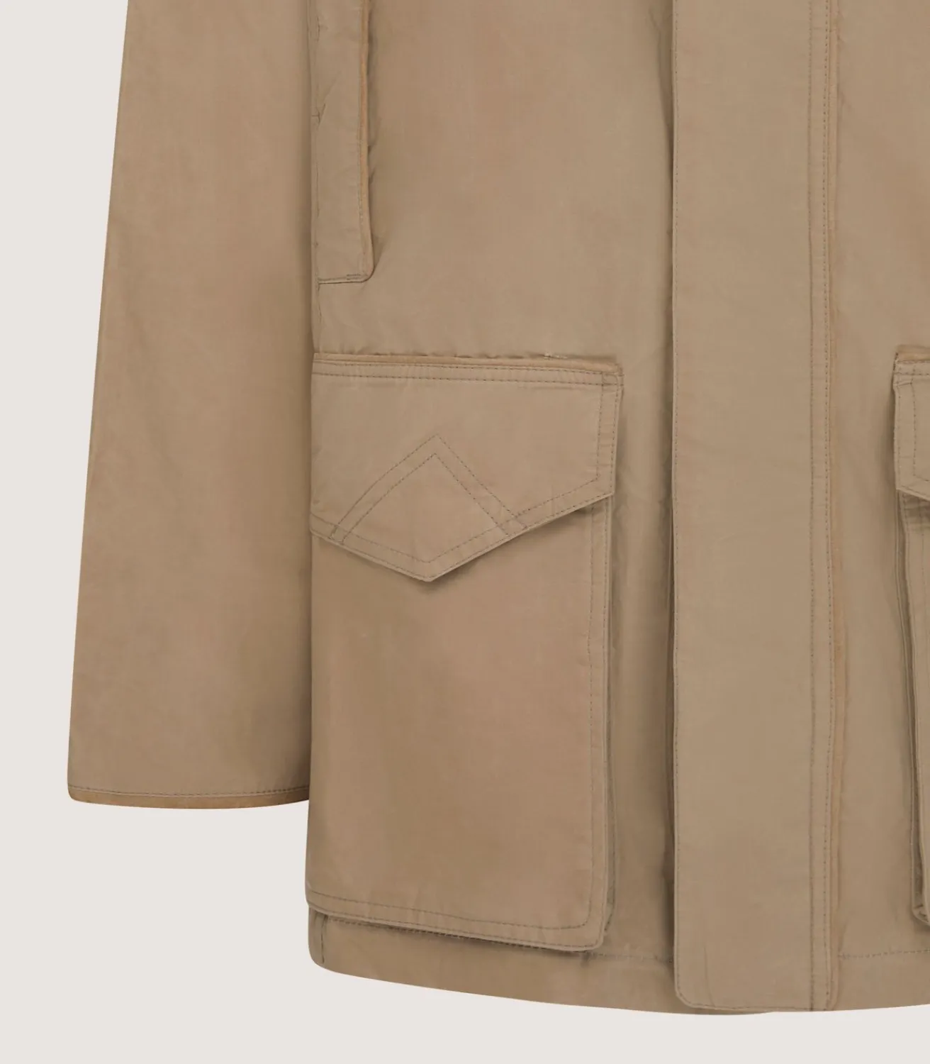 Men'S Summer Dry Wax Field Coat In Taupe*Purdey Cheap