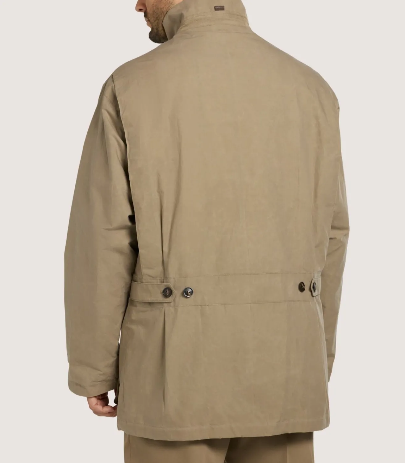 Men'S Summer Dry Wax Field Coat In Taupe*Purdey Cheap