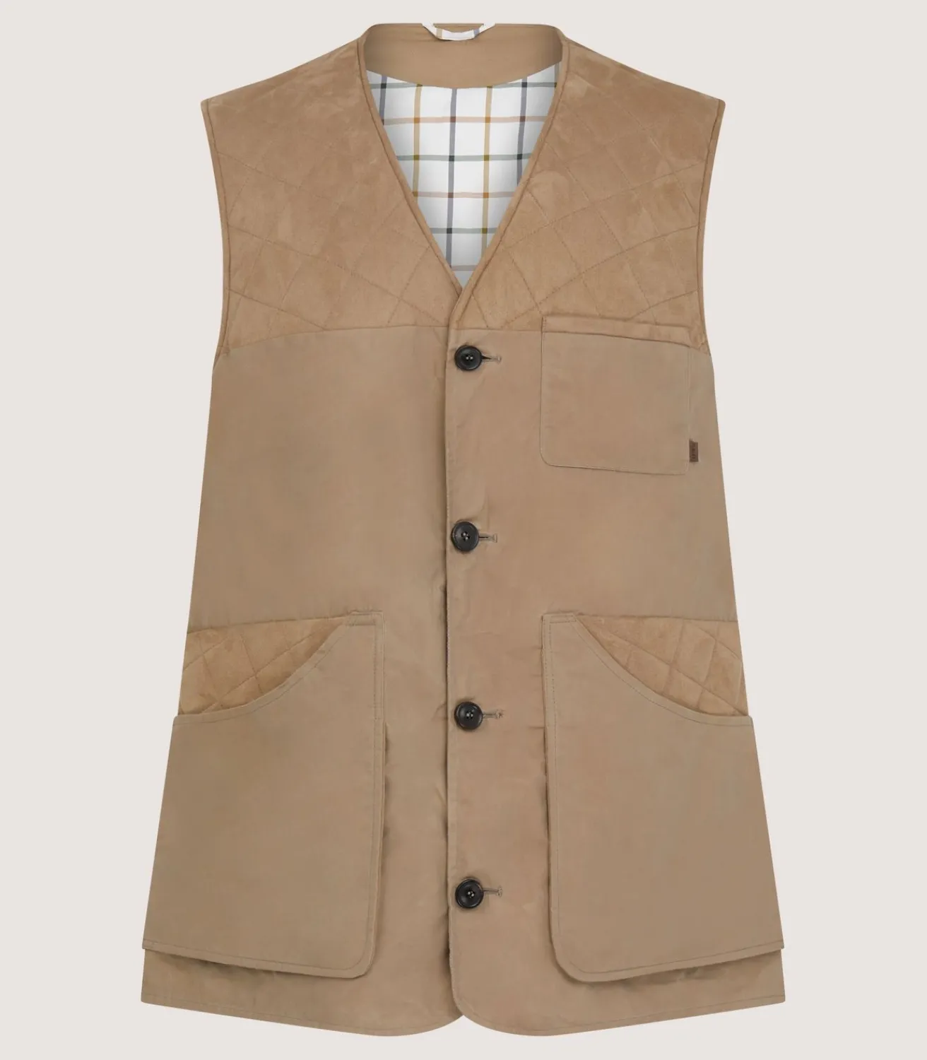 Men'S Summer Dry Wax Sporting Vest In Taupe*Purdey Shop