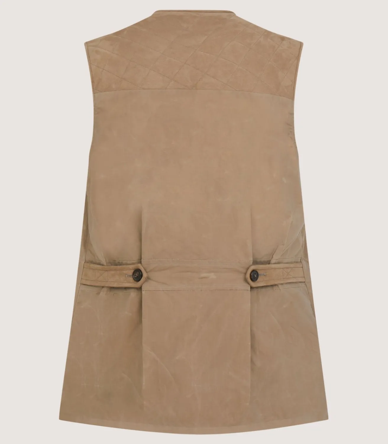Men'S Summer Dry Wax Sporting Vest In Taupe*Purdey Shop