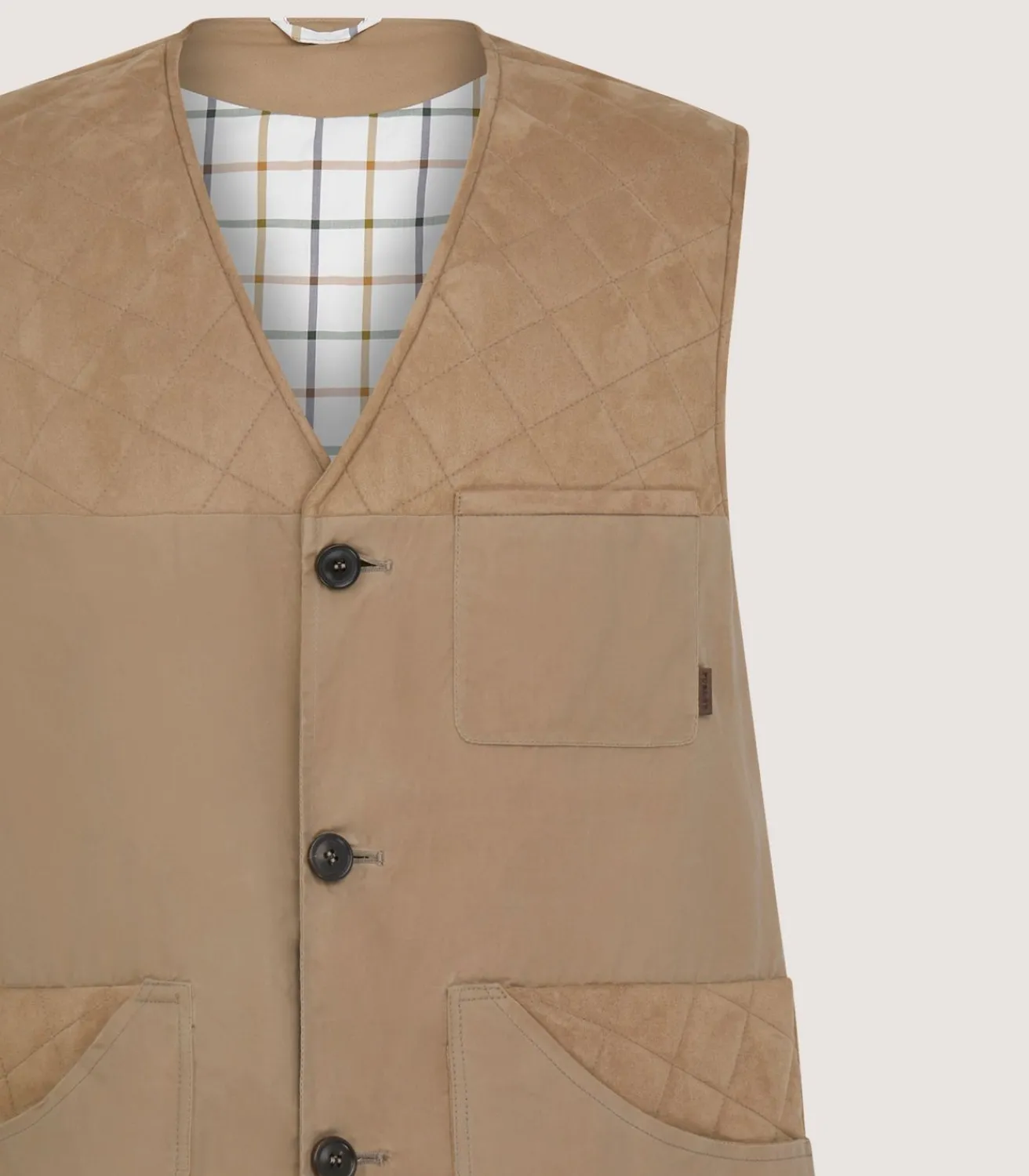 Men'S Summer Dry Wax Sporting Vest In Taupe*Purdey Shop