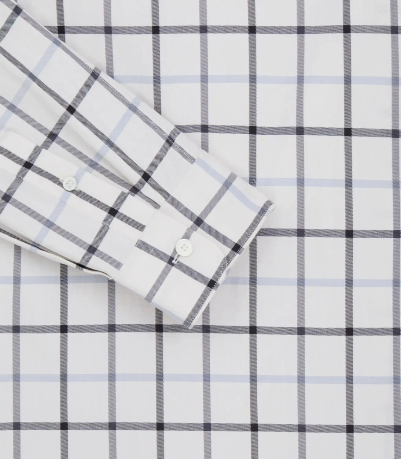 Men'S Summer Sporting Windowpane Pocket Shirt In Blue*Purdey Store