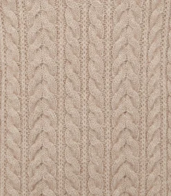 Men'S Taupe Cashmere Linen V Neck Cricket Jumper*Purdey Online