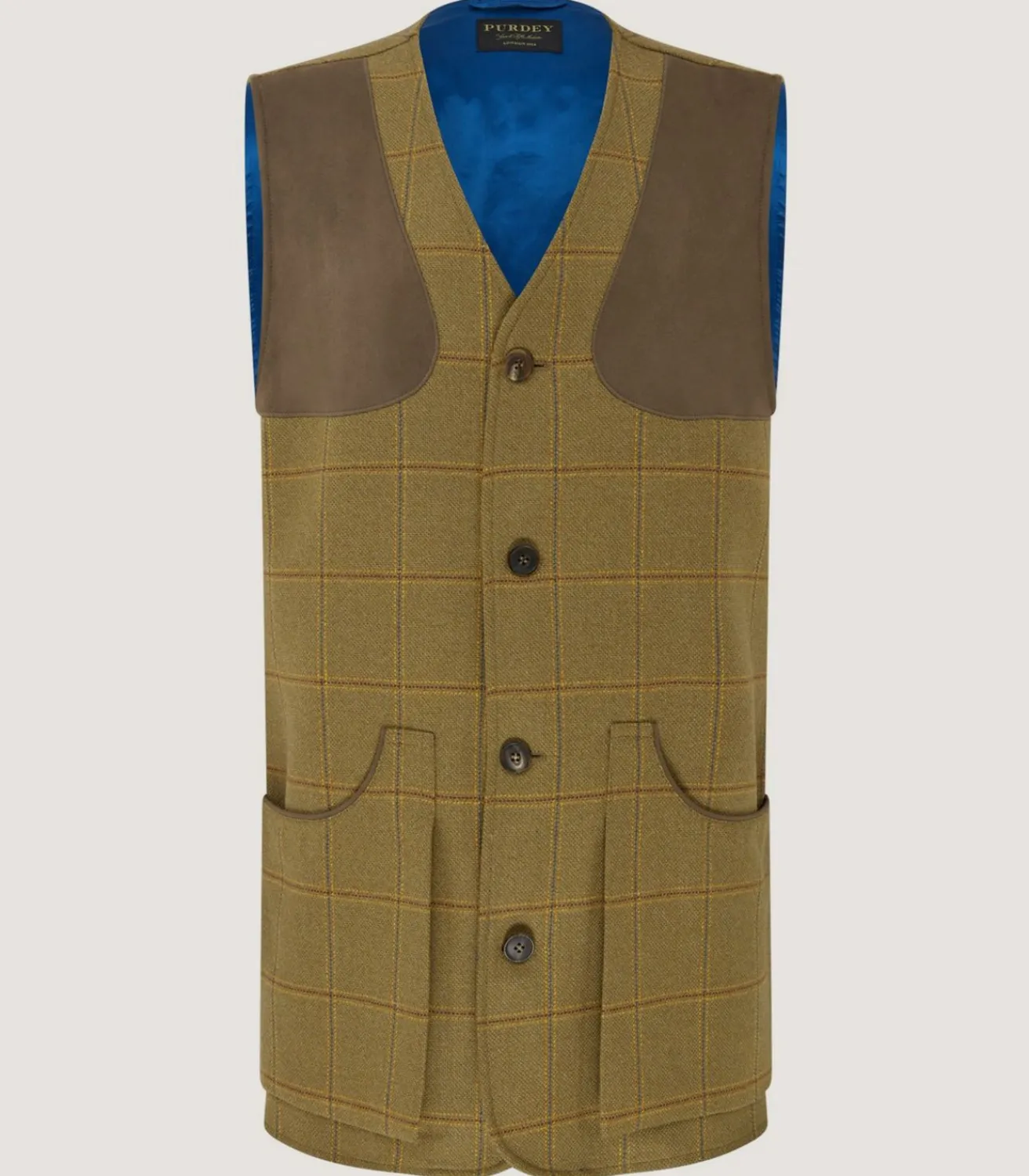 Men'S Technical Tweed Sporting Vest In Berkshire*Purdey Online