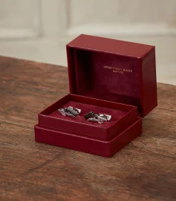 Over-And-Under Silver Cufflinks In Silver*Purdey Cheap
