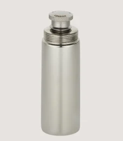 Pewter Cartridge Flask In Steel*Purdey Online