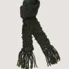 Saltby Handknitted Wool Garter In Bottle Green*Purdey Cheap