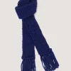 Saltby Handknitted Wool Garter In Navy*Purdey Fashion