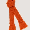 Saltby Handknitted Wool Garter In Orange*Purdey Store