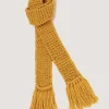 Saltby Handknitted Wool Garter In Gold*Purdey Shop