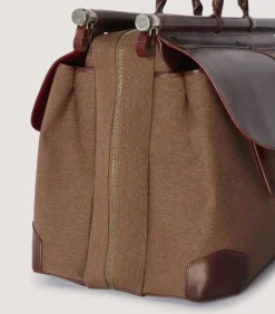 Side-By-Side Weekend Bag In Walnut*Purdey Clearance