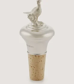 Silver Pheasant Bottle Stopper In Silver*Purdey Cheap