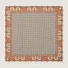 Small Medallion Scarf In Rust*Purdey Best Sale