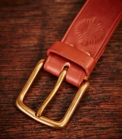 Unlined Bridle Leather Belt In London Tan*Purdey Store