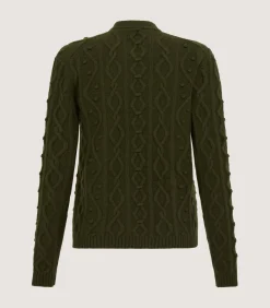 Women'S Cashmere Aran Cardigan*Purdey Flash Sale